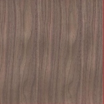Close-up of brown wood grain with vertical stripes and subtle reddish undertones.